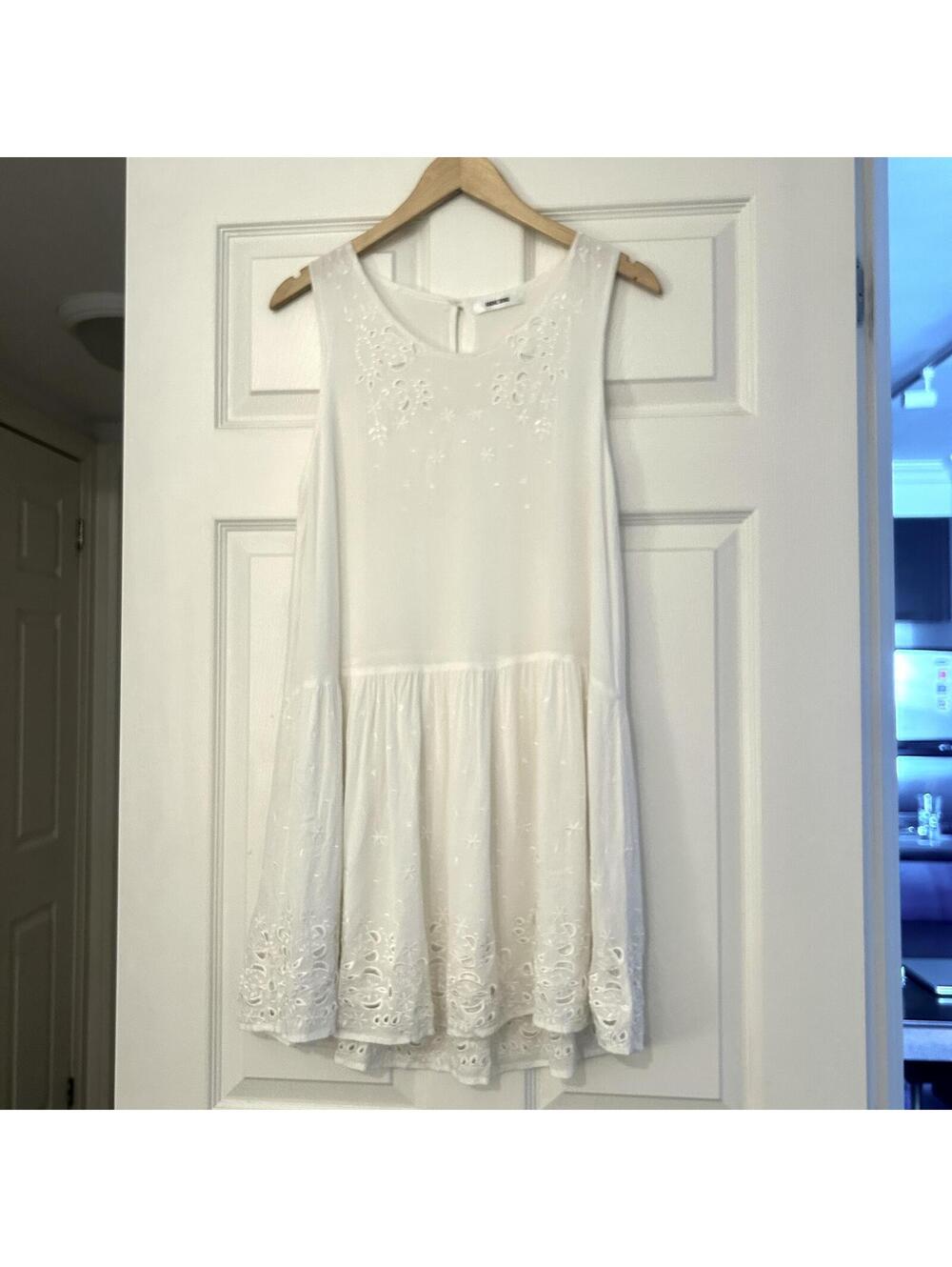 Anine Bing White Fit and Flare Dress, new [COPY]